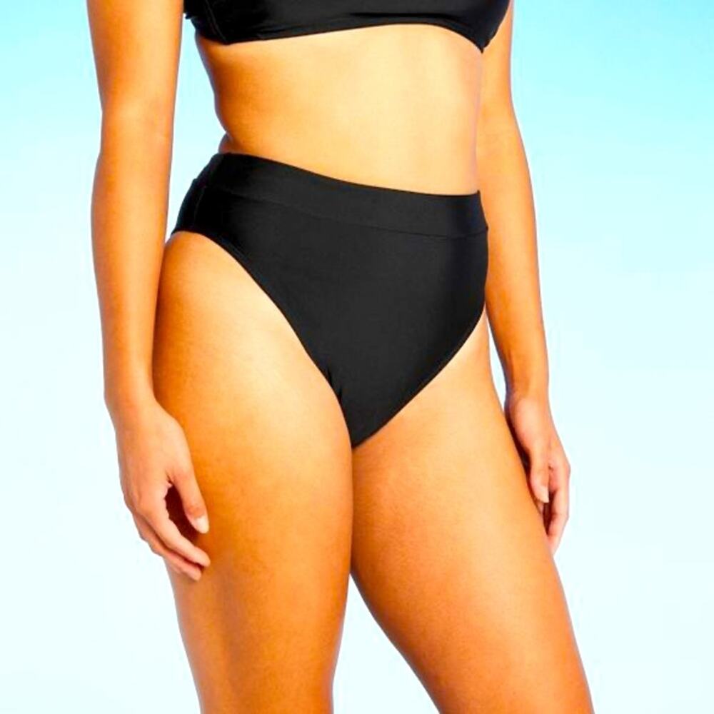 High Leg High Waist swim Bikini Bottom Xhilaration